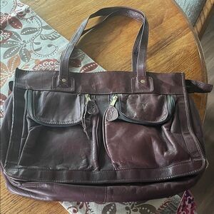 Frye Brown Leather Men's Bag